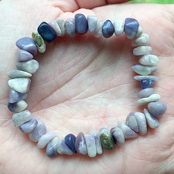 LAST 1 Lepidolite Bracelet • Genuine Lepidolite Jewelry • Handmade Bracelet - Picture 7 of 9